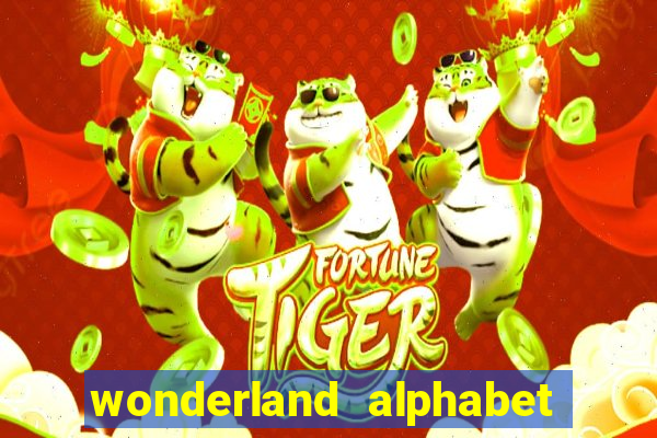 wonderland alphabet comic studio